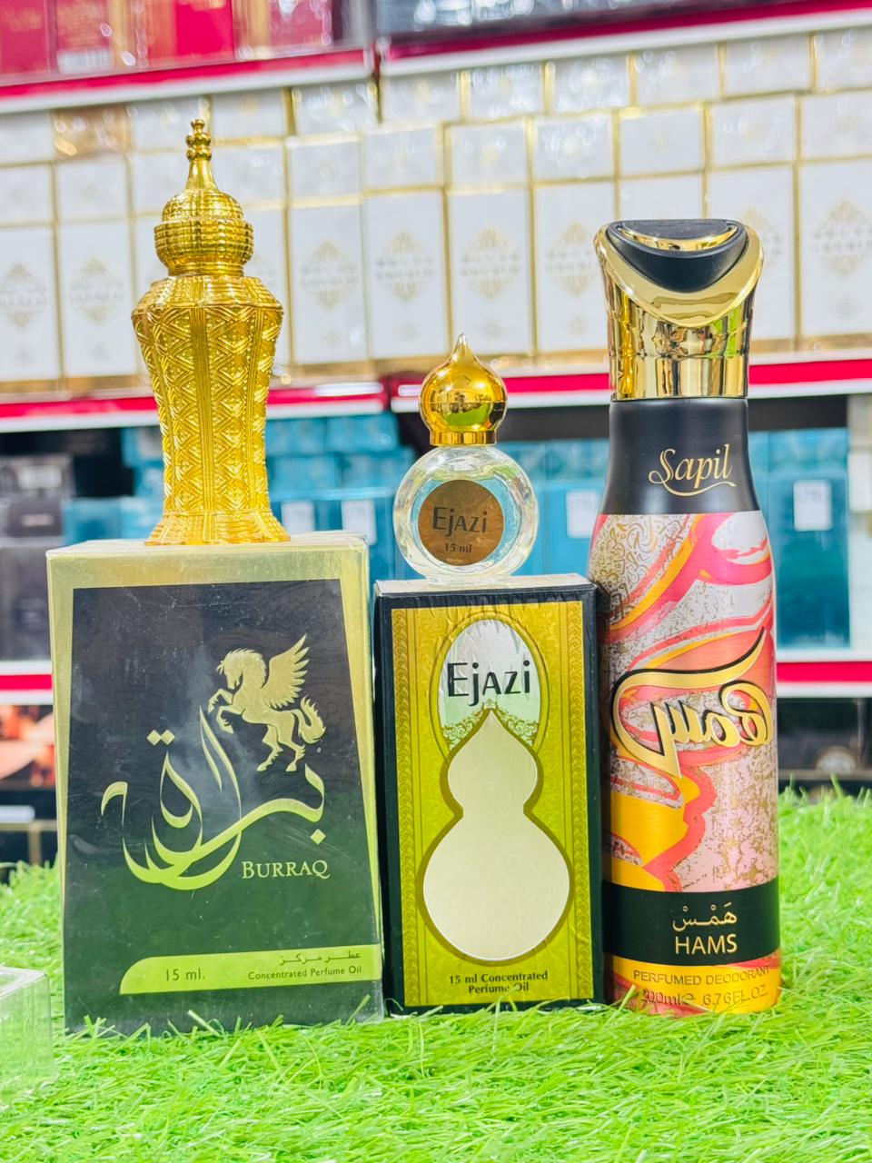 Buraq Atar 15 ML ijazi Atar 15 ML 200 ML sophil spray gift (allow to open )