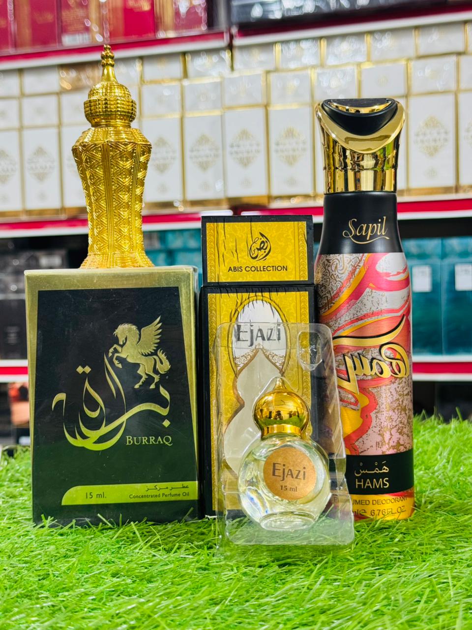 Buraq Atar 15 ML ijazi Atar 15 ML 200 ML sophil spray gift (allow to open )