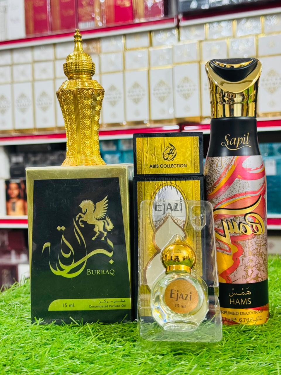 Buraq Atar 15 ML ijazi Atar 15 ML 200 ML sophil spray gift (allow to open )
