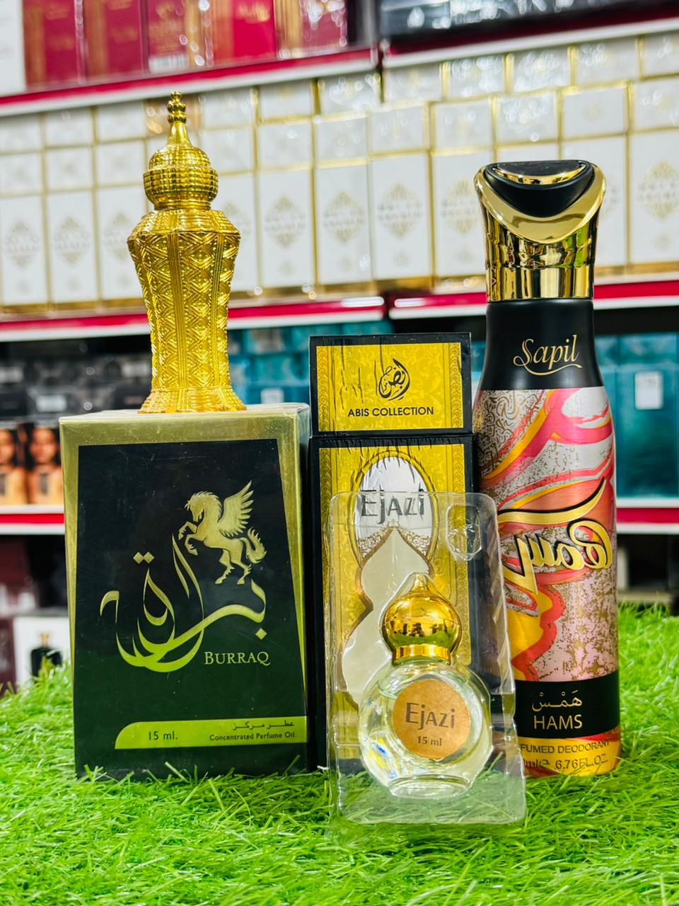 Buraq Atar 15 ML ijazi Atar 15 ML 200 ML sophil spray gift (allow to open )