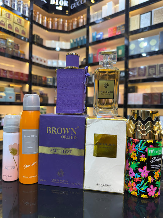 Luxury offer brown orchid treasure French spray 2 spray gift (allow to open)