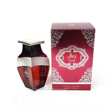 Rimal Unisex Spray Perfume 100ml EDT by Areen Perfumes with body spray Gift
