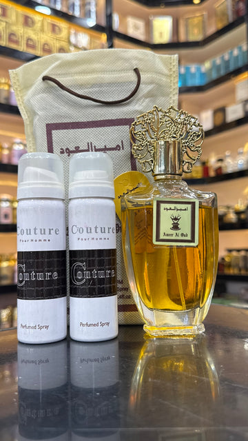 Ameer Al Oud – A luxurious blend of rich oud and warm oriental notes, crafted for those who want to leave a lasting impression. Bold, elegant, and unforgettable. ✨ (allow to open)