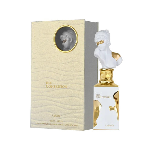 Her Confession by Lattafa Eau de Parfum 100ML for Women | Long-Lasting Elegant Fragrance