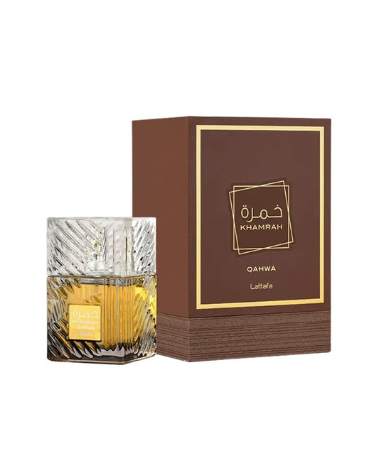 Khamrah Qahwa by Lattafa Eau de Parfum 100ML | Long-Lasting Unisex Gourmand Fragrance