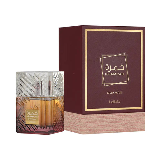 Khamrah Dukhan by Lattafa Eau de Parfum 100ML | Smoky Long-Lasting Unisex Fragrance