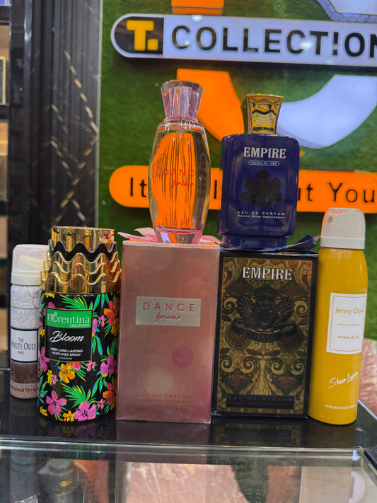 Eid offer 5 luxury fragrances empire dance frecnh perfume 2 perfume spray (allow to open)