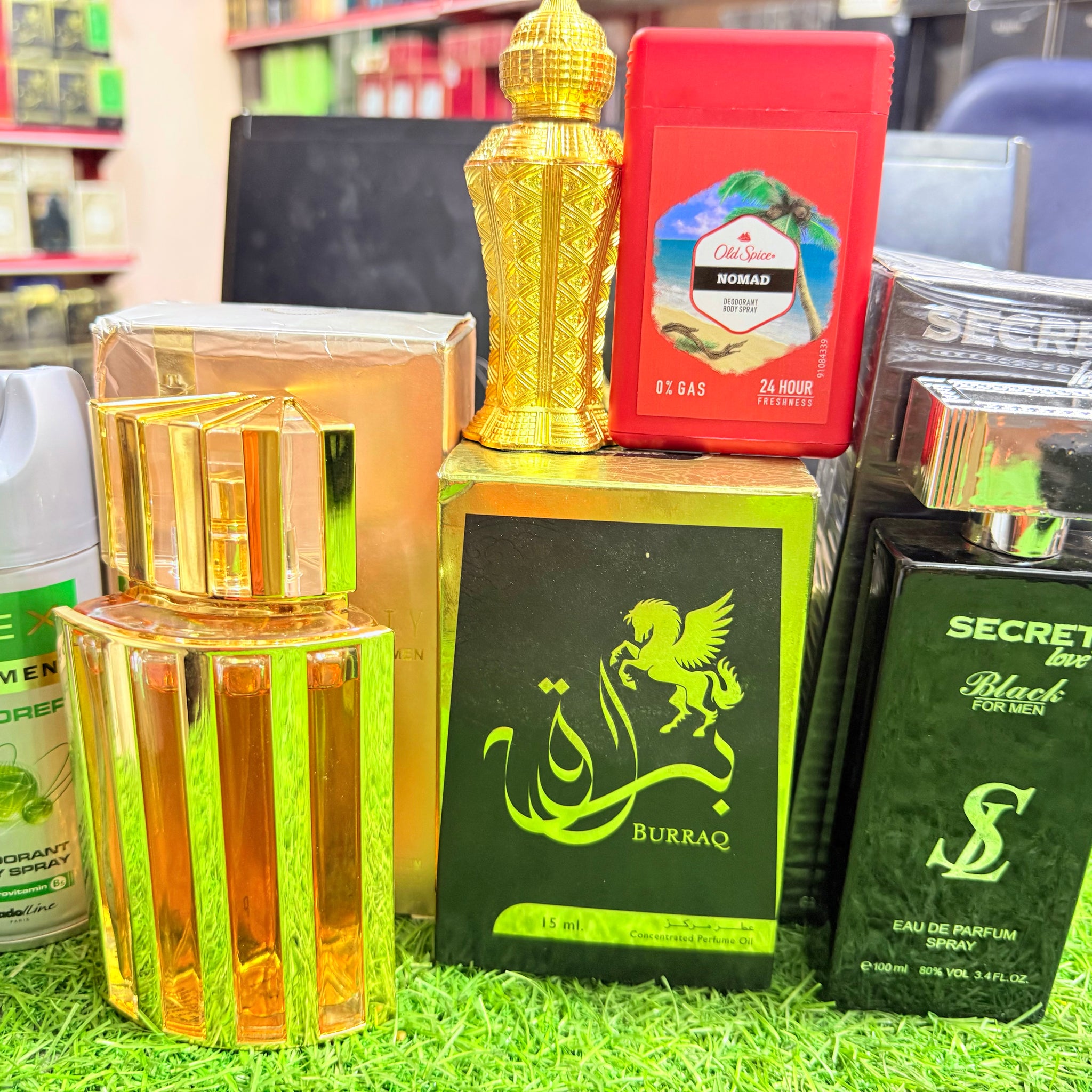 Deal or 5 luxury Perfuems Buraq secret party alex stick (allow to open)