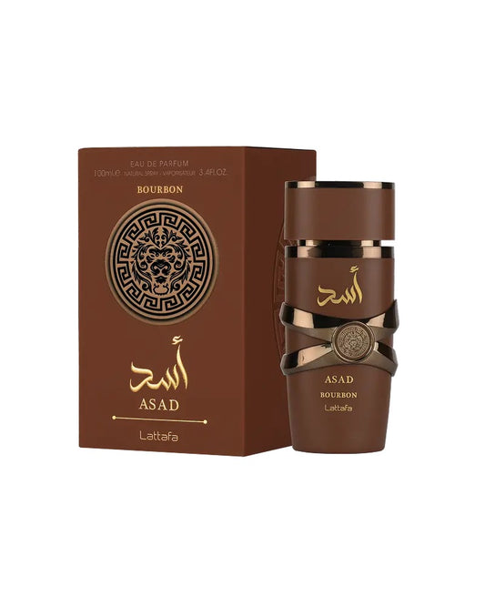 Asad Bourbon by Lattafa Eau de Parfum 100ML | Bold Long-Lasting Unisex Fragrance