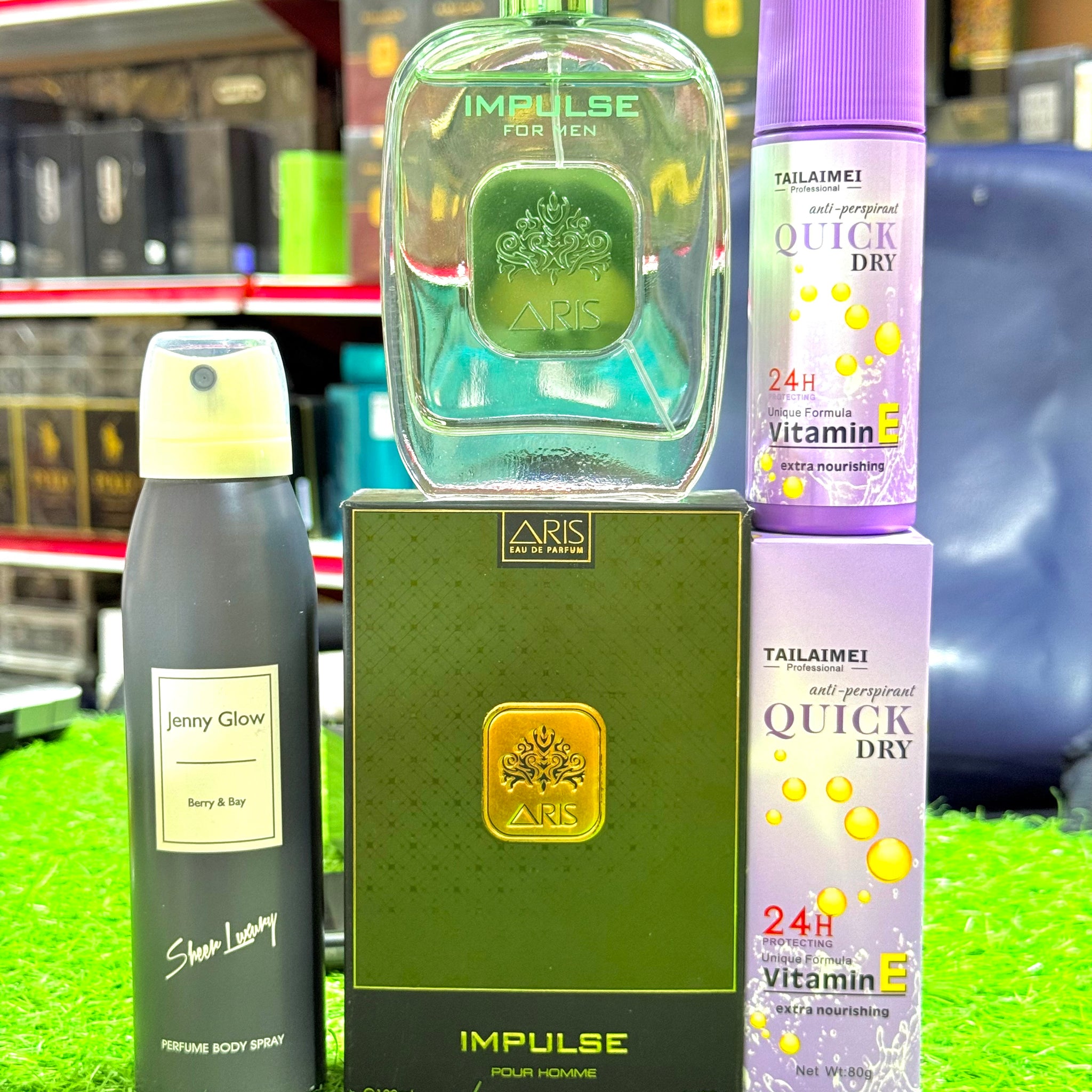 Aris Perfume 100ml with 2 Perfume Gifts (Allow to Open)