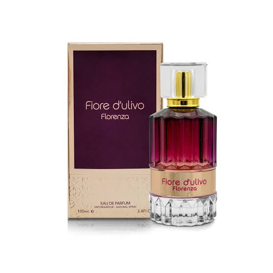 Fiore D'ulivo Florenza - Eau De Parfum - By Fragrance World - Perfume 100ml one spray gift (Allaow to open)
