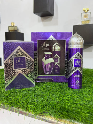 Meezaj gift set free delivery 100ML 200 ML spray (Allaow to open)