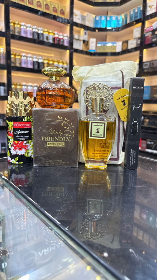 Taj wali ameerul oud friendly Perfuem body spray lattfa gift set (allow to open)