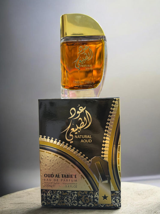 OUD AL TABEE Natural Oud by fragrance world 100 ML one gift (Allaow to open