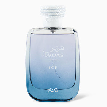 Hawas Ice by Rasasi Eau de Parfum 100ML for Men | Fresh Long-Lasting Aquatic Fragrance