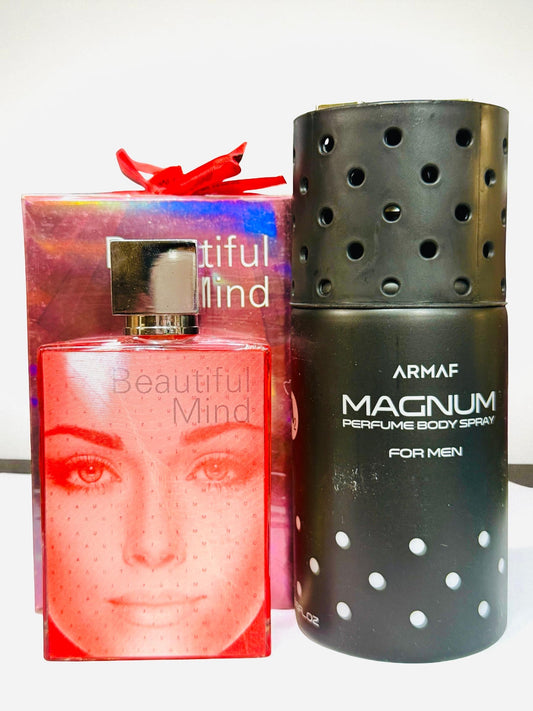 Beautiful mind With emper body spray (allow to open)