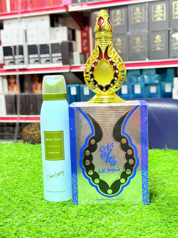 Najwa Attar With one body spray gift (Allow to open)