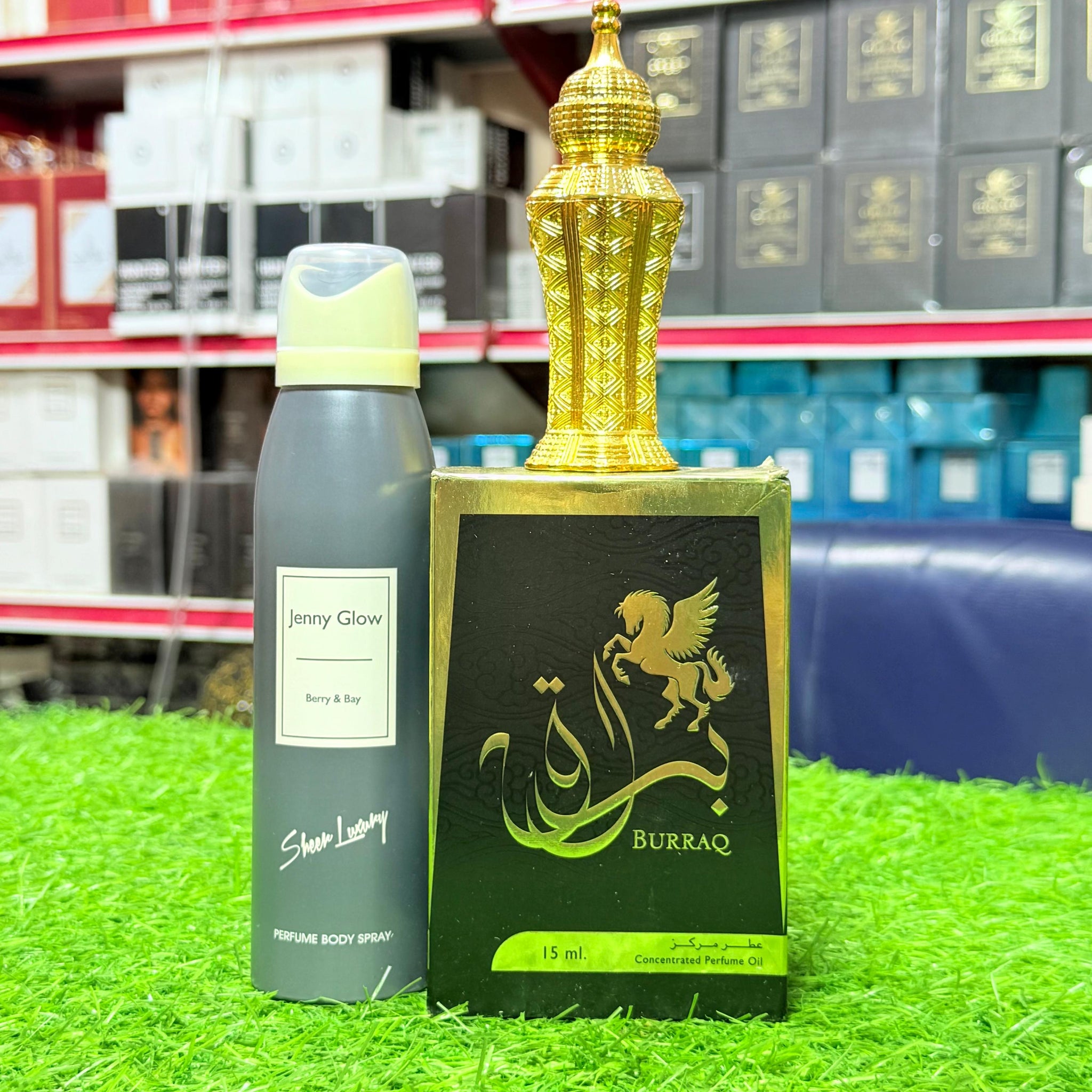 Burraq 15ML with body spray gift (Alow to open)