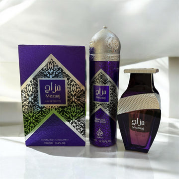 Mezaaj Perfume 100ml With Body Spray Gift (Allow to Open)