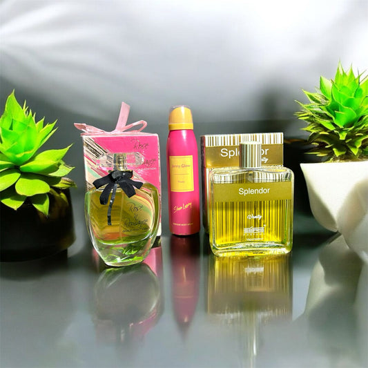 Splender & Rose and Romance Perfume 100ml with body spray gift (Allow to open)
