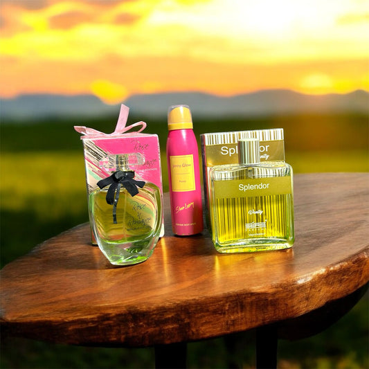 Splender & Rose and Romance Perfume 100ml with body spray gift (Allow to open)