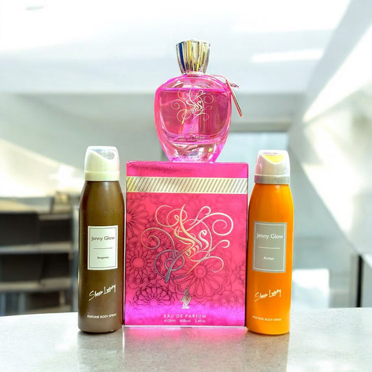 Maraim 100ml Arabic Perfume with 2 Body Spray Gift (Allow to Open)