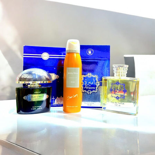 High Street Perfume 100ml with Ameera and Body Spray Gift (Allow to Open)
