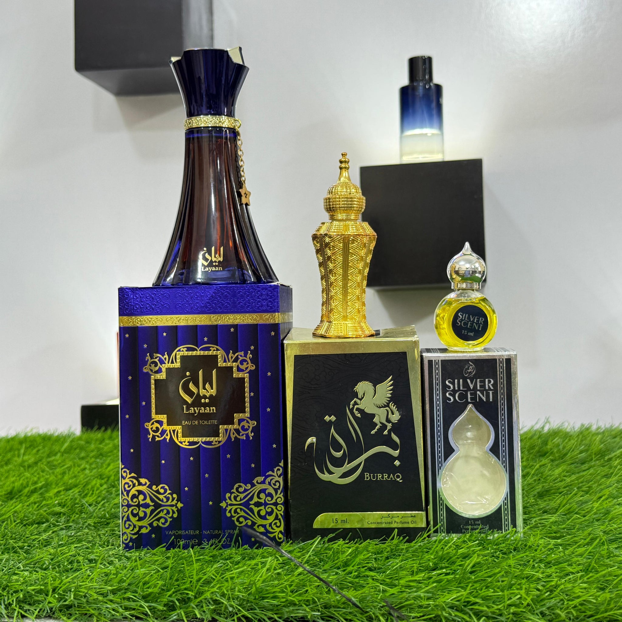 Layan Perfume With 2 Attar (allow to open)
