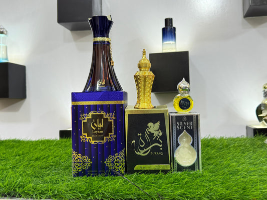 Layan Perfume With 2 Attar (allow to open)