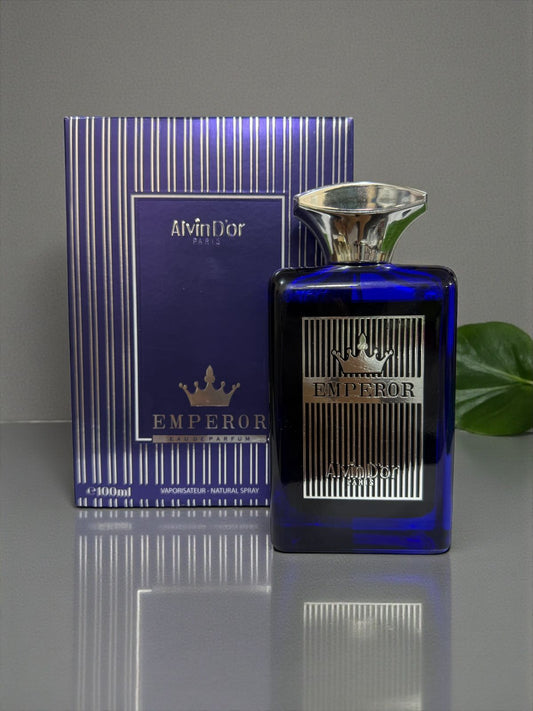 Alvin D’or Emperor Eau de Parfum – 100ml with jenny glow body spray Gift (Allow to open)