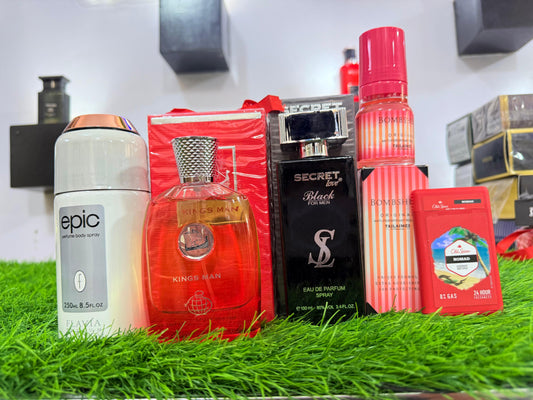 Kings men Secret love special Deal 5 Peerfumes (allow to open)