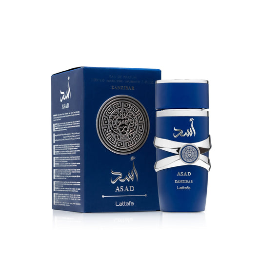 Lattafa Asad Zanzibar Eau de Parfum 100ML for Men | Fresh Long-Lasting Fragrance