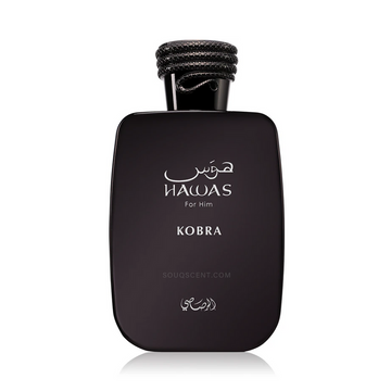 Hawas Kobra by Rasasi Eau de Parfum 100ML for Men | Long-Lasting Citrus Woody Fragrance