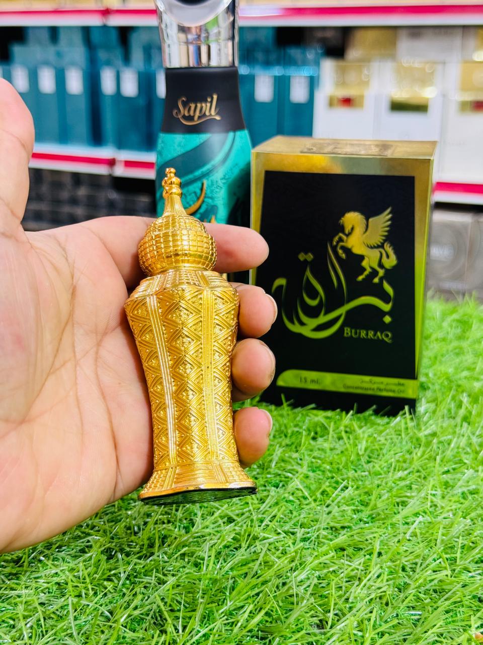 Buraq itar 15 ML on spray 200ML gift (allow to open)