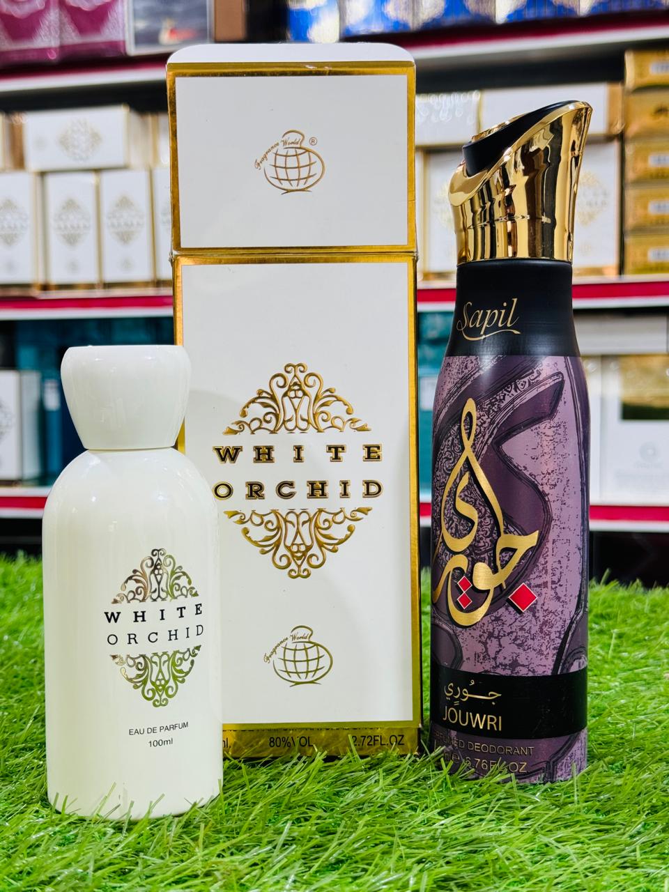 White orchid Perfume 100 ML one spray gift 200 ML (allow to open)