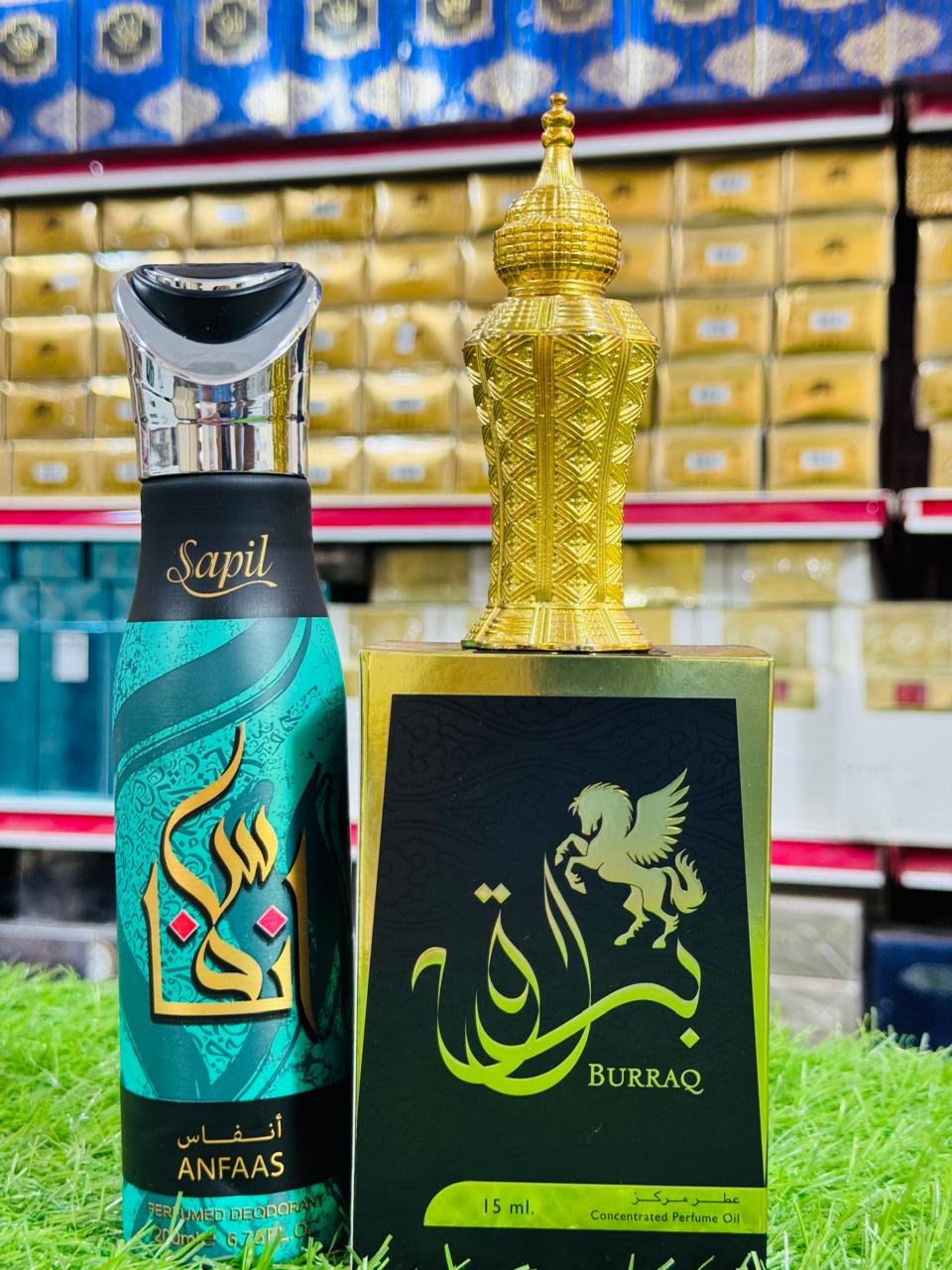 Buraq itar 15 ML on spray 200ML gift (allow to open)